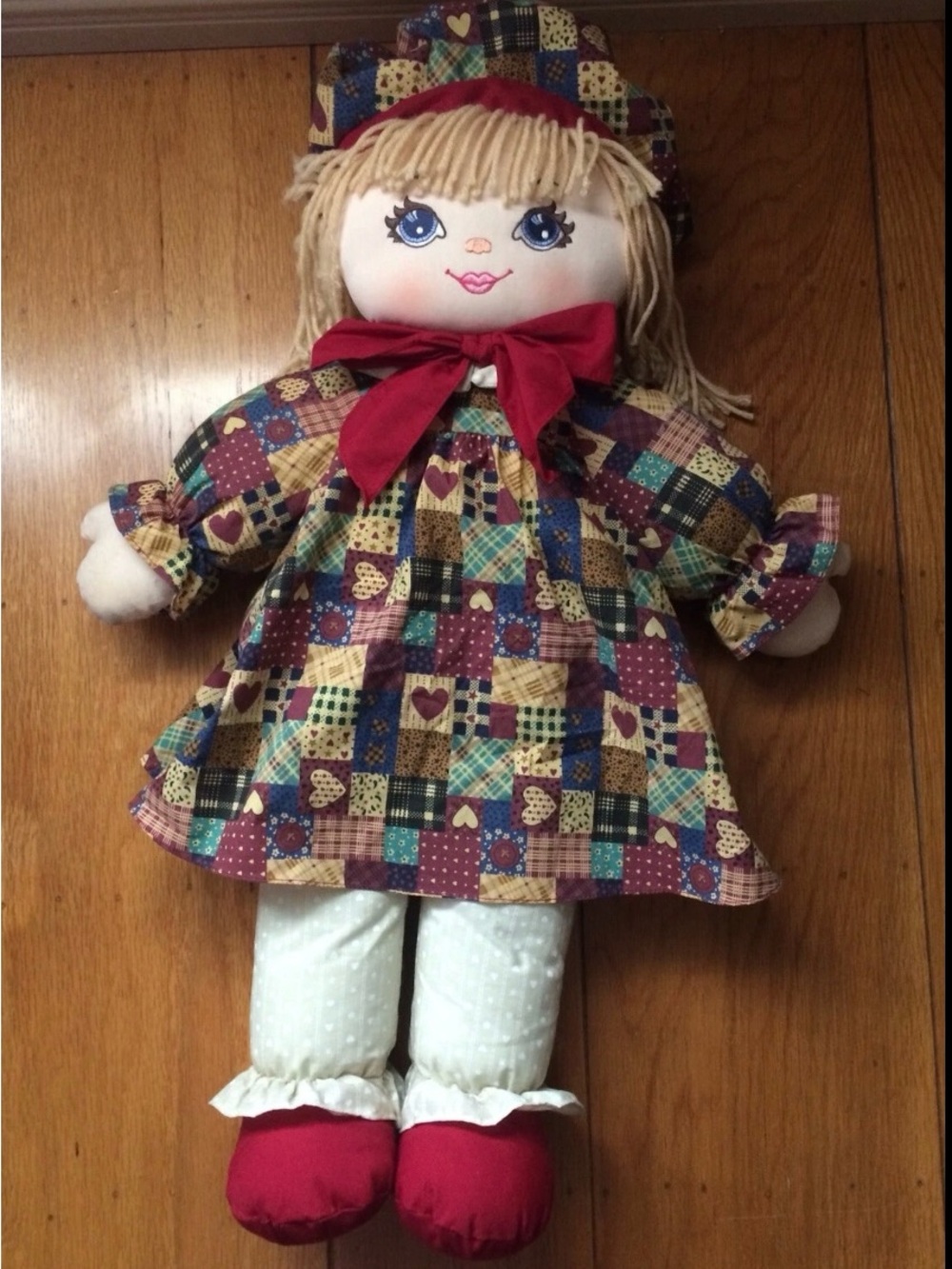 1995 Vintage Sweetie Mine Doll Blue Eyes Blonde Hair  - Size 25"